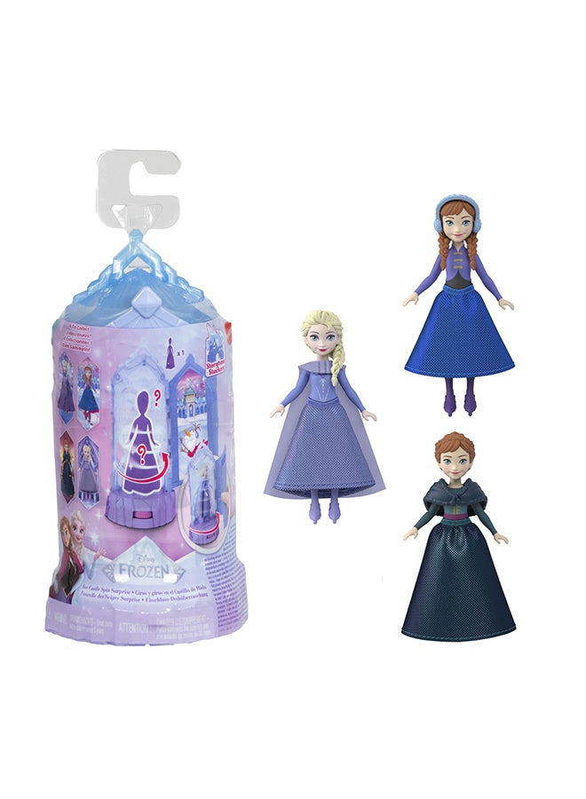 Disney FROZEN Frozen Surprise Small Dolls & Mini Castle Playsets with Spinning Doll Reveal, Ice Castle Spin Surprise from Movies (Styles May Vary) - Image 1