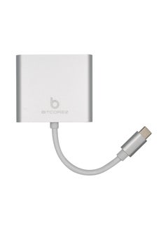Bitcorez Type C 3 in 1 Multiport Adapter 4K UHD Connects 3 Devices Type C HDMI USB 3.0  - Image 3