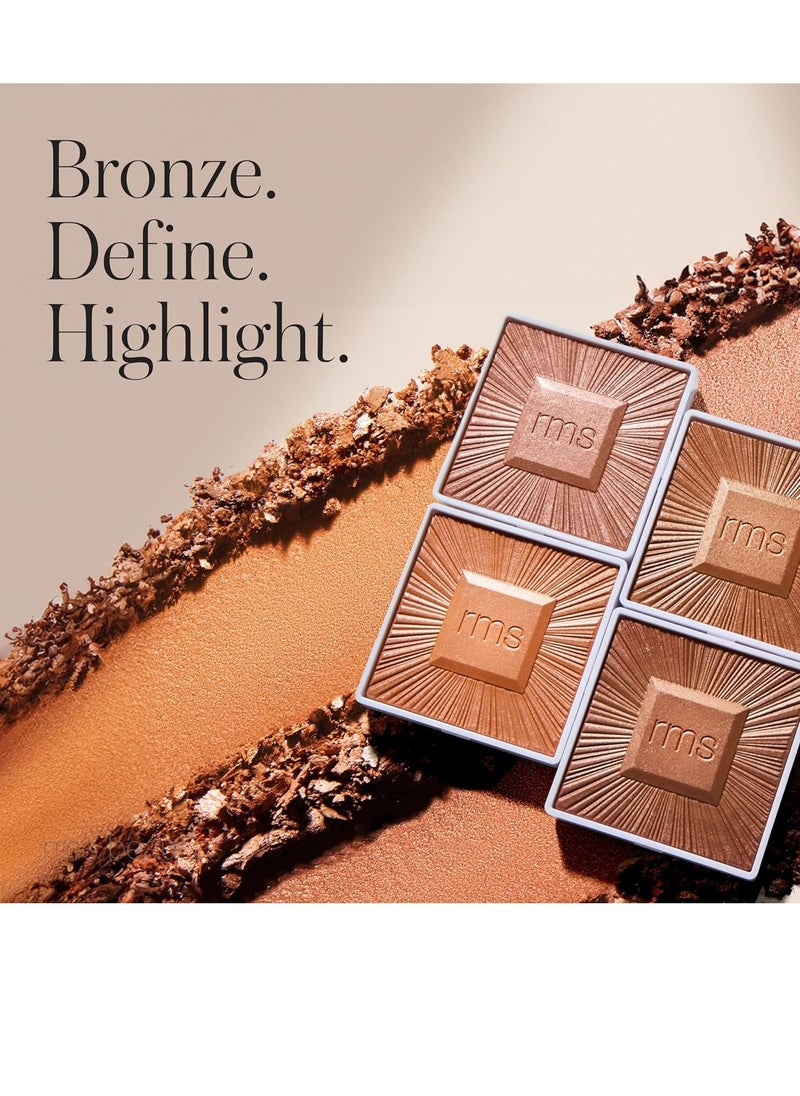 RMS Beauty RMS Beauty ReDimension Hydra Bronzer - Gel to Powder Bronzer, Talc Free Cream Bronzer Powder, Refillable Cream Contour Powder Bronzer Face Makeup  - Image 2