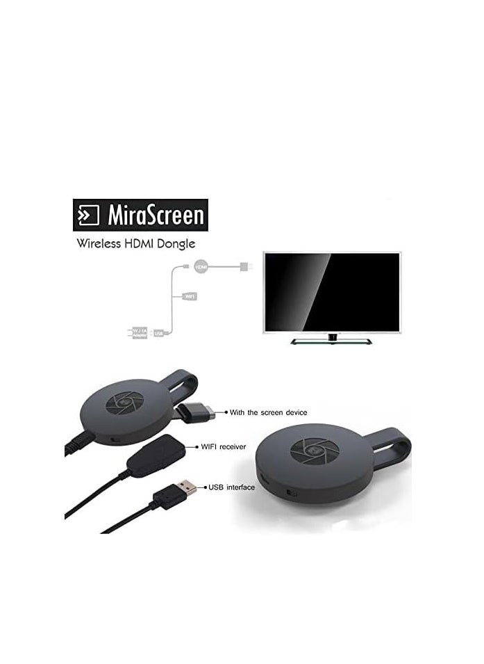 Generic - 4K Wireless WiFi Display Screen Compatible with All Android iOS Windows Devices | HDMI Cast Dongle for LED TV for Miracast - Image 1