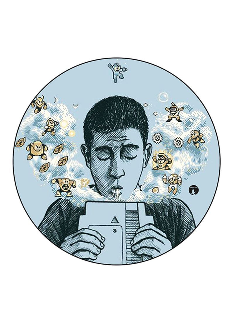 RKN Boy Printed Mouse Pad  Multicolour