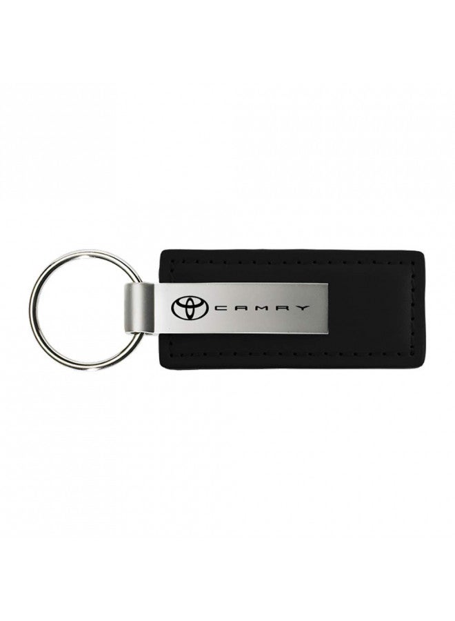 TOYOTA Toyota Camry Black Leather Key Chain - Image 1