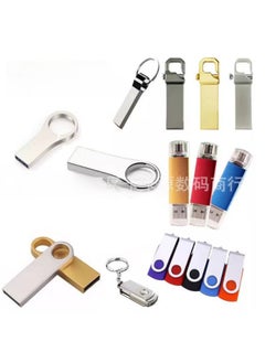 Generic Usb3.0 8gb Fatty 16gb 32gb Key Ring Tiger 128gb 512gb Upgrade Expansion Usb Flash Drive 1tb 2tb-Color:Rose Gold Blue Mouth-Capacity:32G-1TB  - Image 1