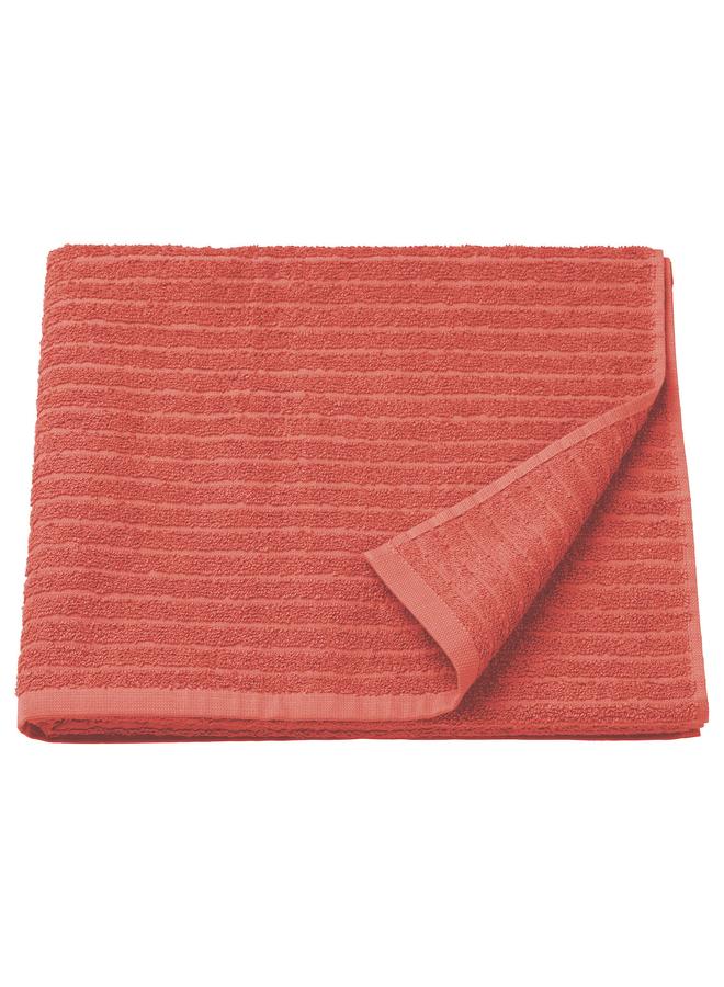 erorex Bath Towel, Orange-Red, 70X140 Cm - Image 1