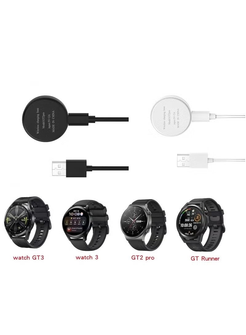 Charging Cable Compatible with Huawei Watch GT6/6Pro/GT5/5Pro/GT4/4Pro/GT3/3Pro/GT2Pro Smart Watches Charging Dock for Huawei Watch Fit5/5Pro/ Fit4/4Pro/Watch5/5Pro/Watch4/4Pro/Watch D/Watch Buds/GT Cyber/GT Runner USB Magnetic Dock Fast Charger - Image 4