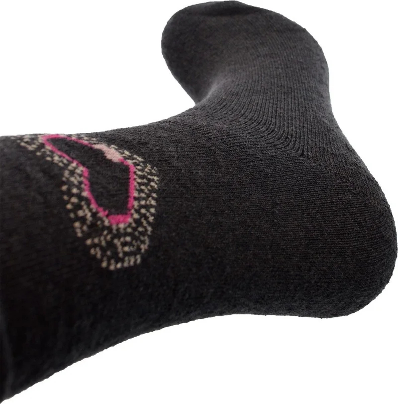 دودي فلورا Women's Cotton Socks Heart Print S.donna 36-40