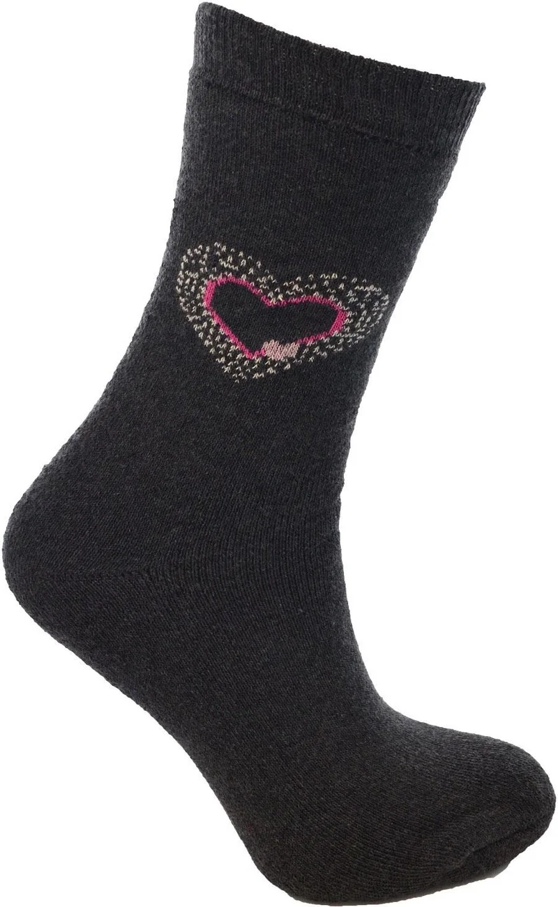 دودي فلورا Women's Cotton Socks Heart Print S.donna 36-40