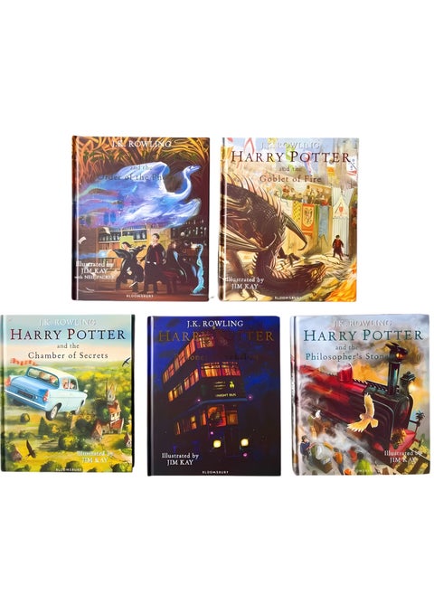 Harry Potter: The Illustrated Collection (Books 1-5 Boxed Set)