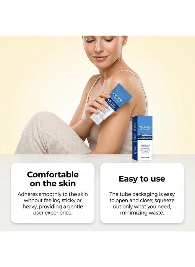 EELHOE Folliculitis Cream, Soothes & Helps Clear Bumps on Scalp, Face, Body & Butt, for Ingrown Hairs, Razor Bumps & Acne（100g/3.53oz） - Image 5