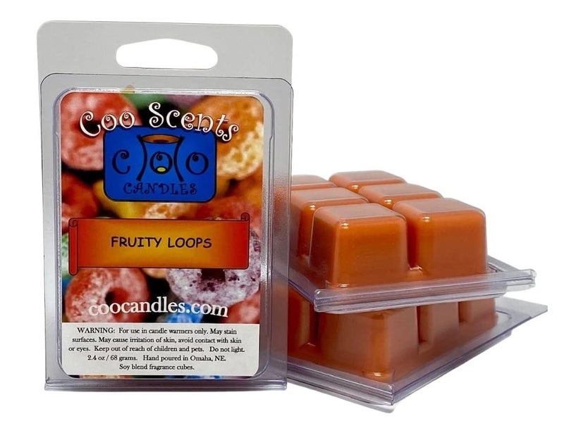 Coo Candles 3 Pack Soy Blend Wickless Candle Bar Wax Melt Bars - Fruity Loops (Scented) - Image 4
