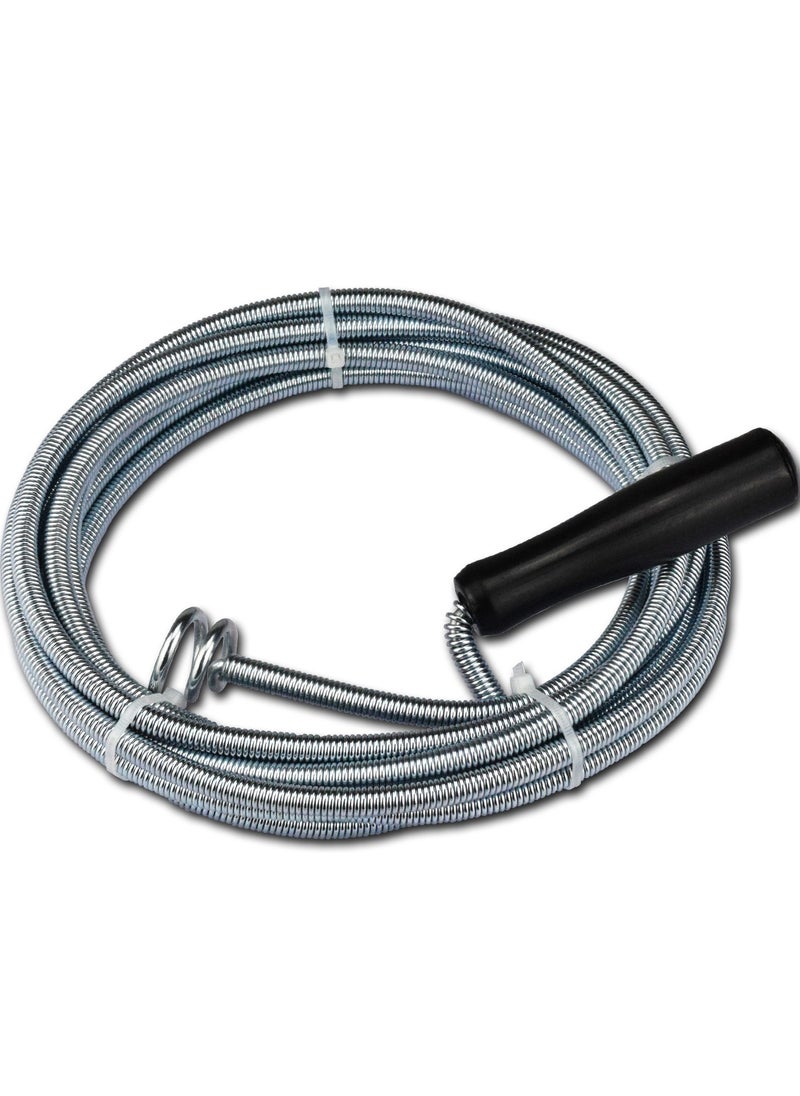 KSEIBI Drain Cleaner, 10Mx9.0MM Steel Drain Cleaner, Snake Drain Clog Remover Tool for Sewers, Kitchens,  Bathrooms, Sink Bath Tub, Clogged Drains and Dredge Pipe, Bendable Drain Cleaner.  - Image 1