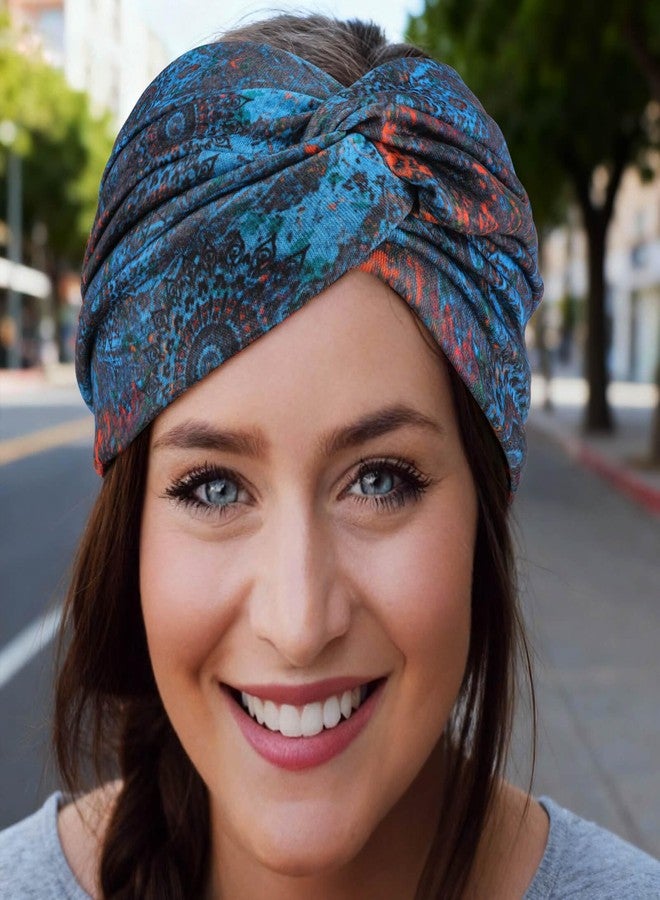 DRESHOW 6 Pack Extra Wide Headbands for Women Large Turban Headband Boho Head Wrap Elastic Hairbands Hair Twisted Knot Hair Accessories - Image 3