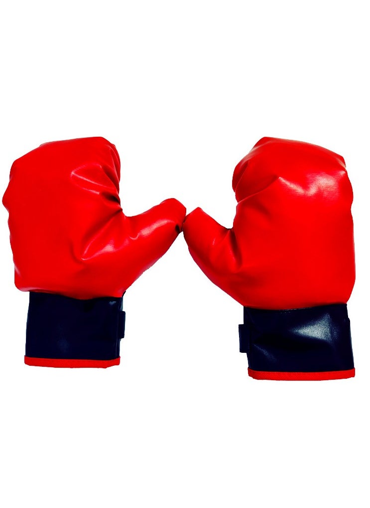 COMMANDO Boxing Gloves Red Color Boxing Gloves PU Leather, Muay Thai Kickboxing Sparring Training, , Padding, Punch Bags Speed Ball Focus Pads Workout Suitable For Children Aged 3-12  - Image 5