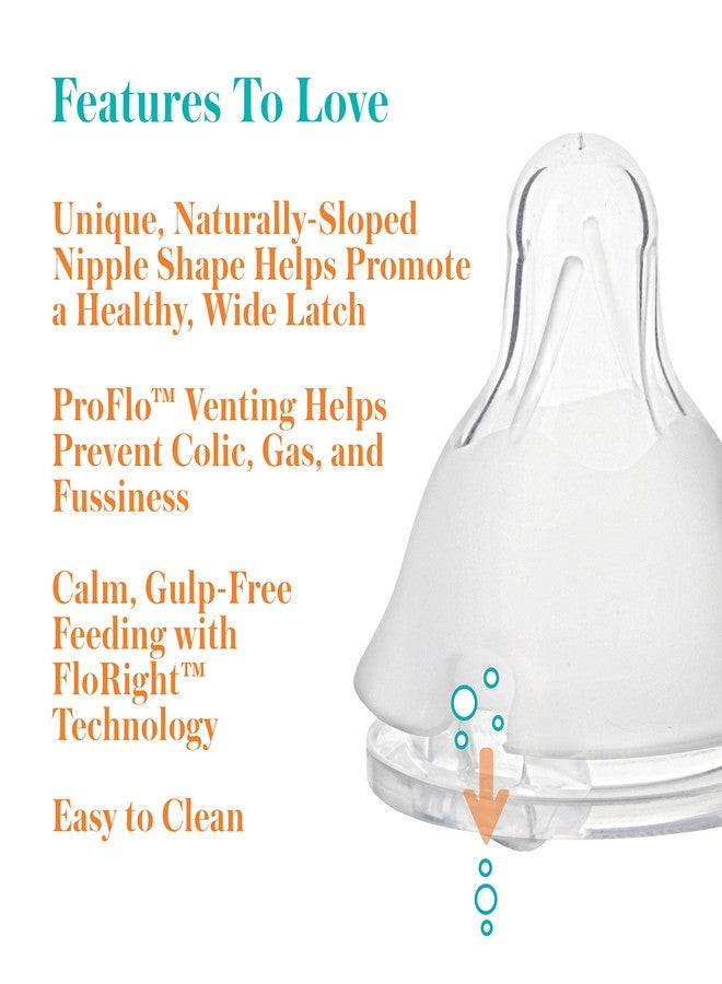 Evenflo Feeding Premium Proflo Venting Balance Plus Standard Neck Baby, Newborn and Infant Bottles - Developed by Pediatric Feeding Specialists - 4 Ounce (Pack of 6) - Image 4