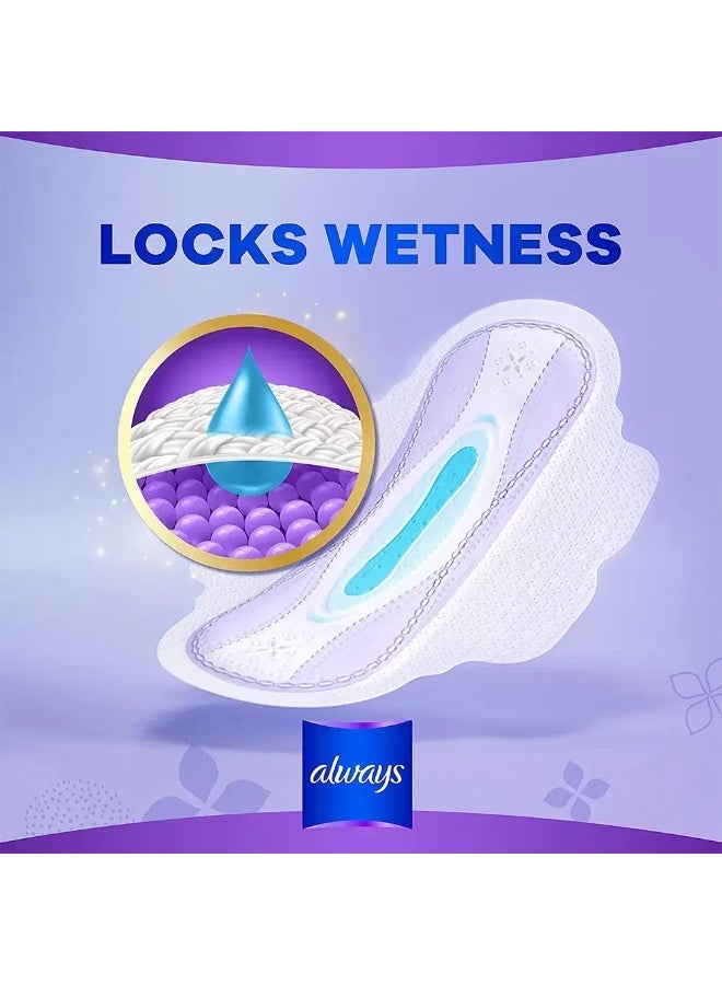 Always All in one Ultra Thin Night Sanitary Pads with Wings- Pack of 6 Pcs - Image 3
