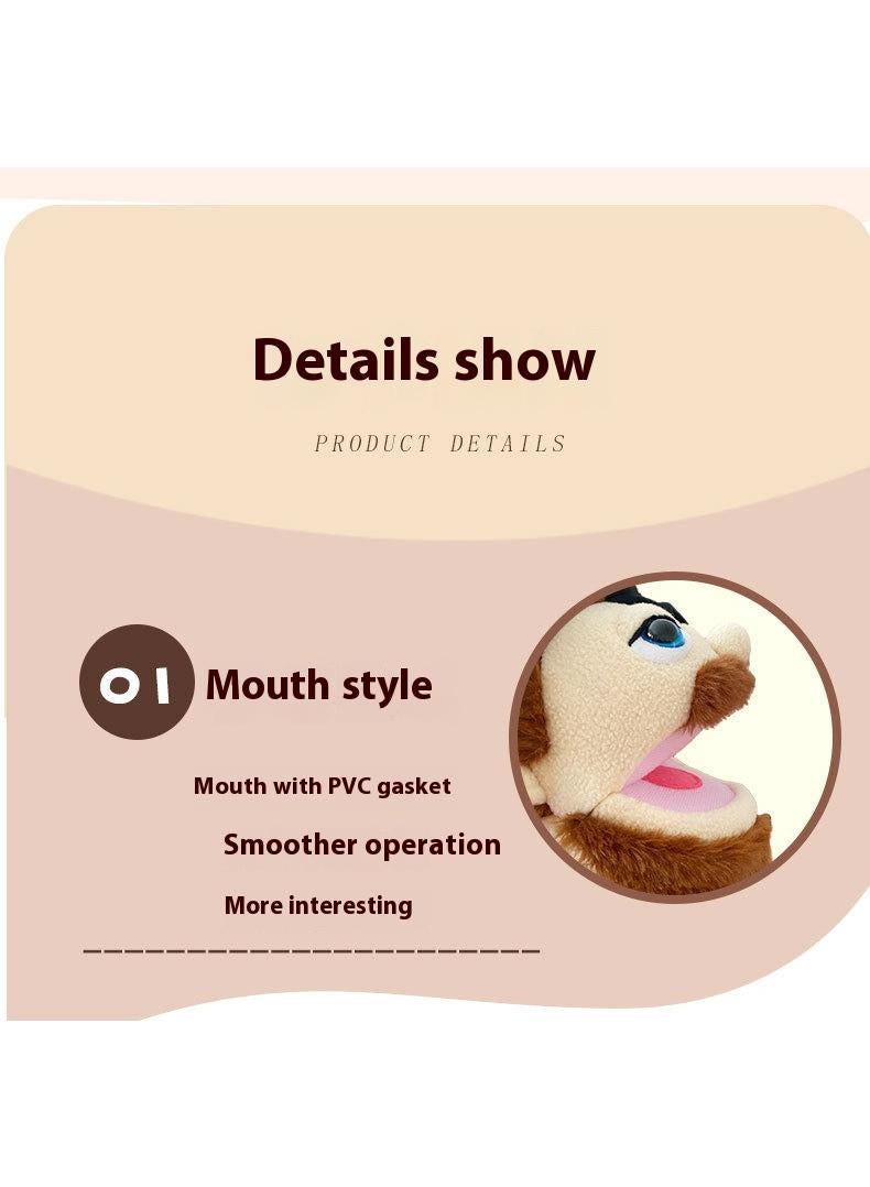 general 1 Pcs Farmer Occupation Professional Figurine Role Playing Parent-Child Interaction Toy Family Companionship Plush Doll Figurine Toy Hand Puppet - Image 2