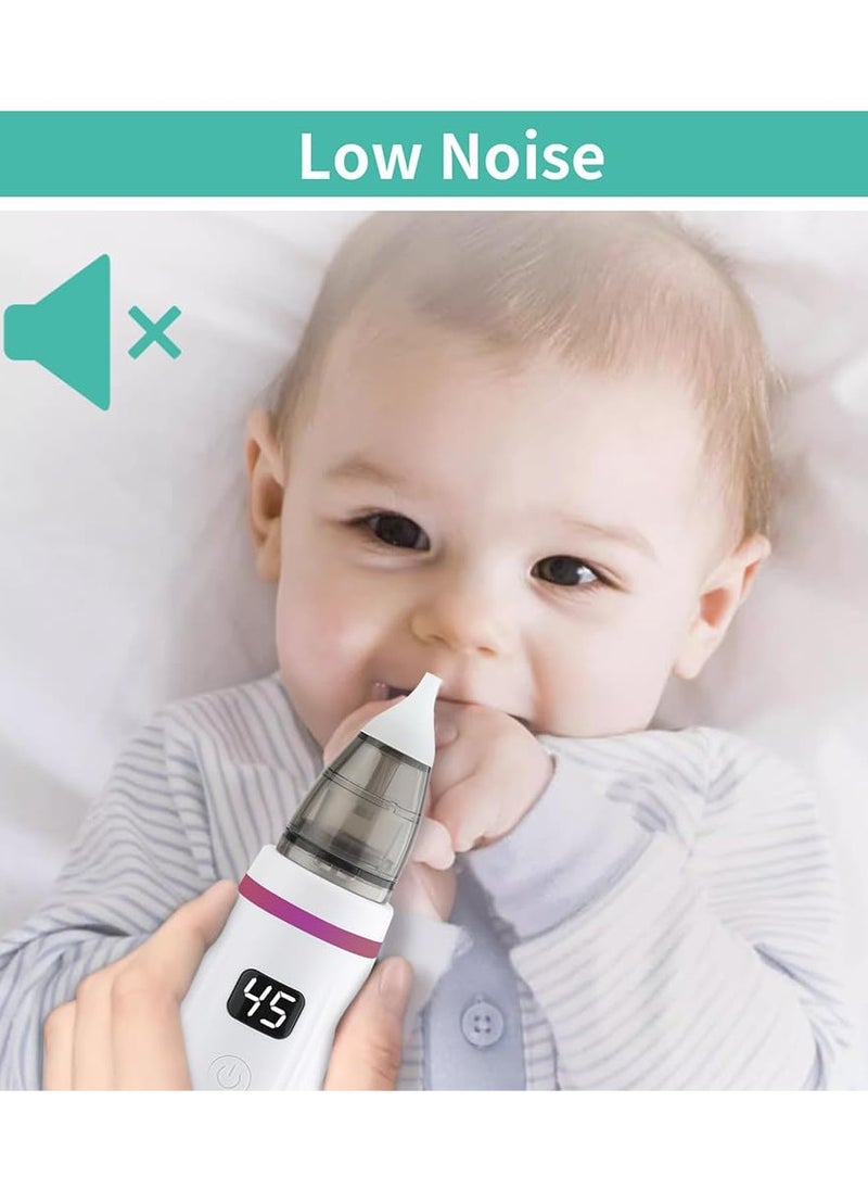 Electric Nasal Aspirator, Rechargeable Nose Sucker , Booger Sucker for Baby with 3 Silicone Heads & 5-Gear Adjustable Suction for Newborns, Toddlers, Infant - pzsku/Z94A466992FA999760C2FZ/45/_/1700458883/6b8f3415-5070-4efc-a694-f161a60247ac