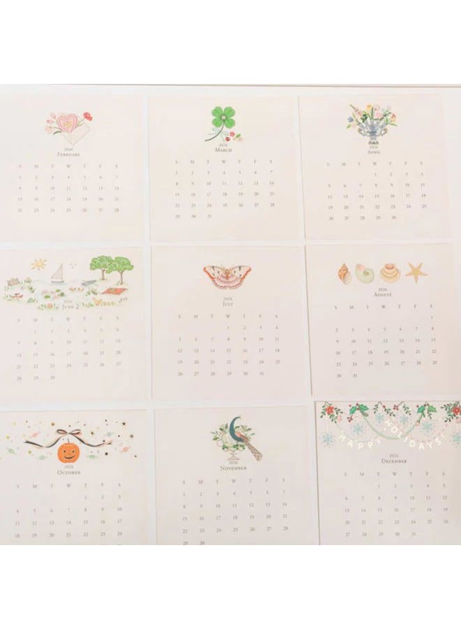 Karen Adams 2026 Desk Calendar Classic Refill Supplement - Image 4