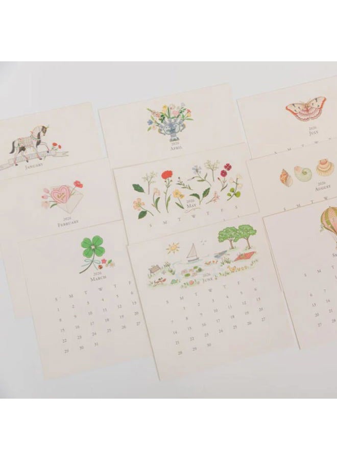 Karen Adams 2026 Desk Calendar Classic Refill Supplement - Image 2
