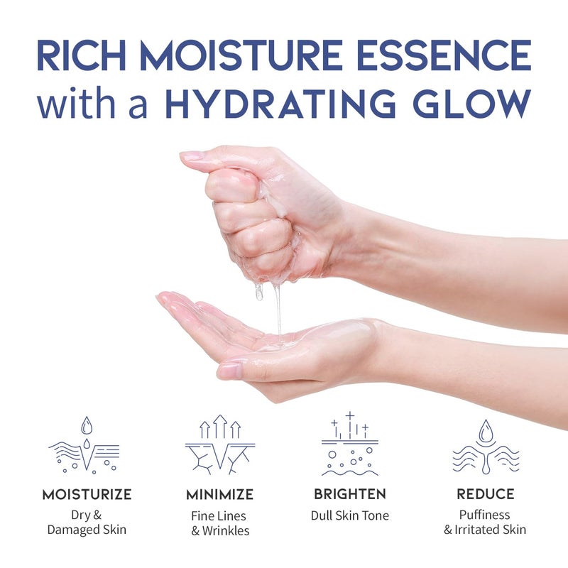 #OOTD Collagen Hydrating Sheet Masks for Face Korean Anti Aging Mask Sheet for Dry Skin & Sensitive Skin, EVE Vegan, Not Tested on Animals, No Parabens, No Sulfates, Hyaluronic Acid, Witch Hazel 10EA - Image 4