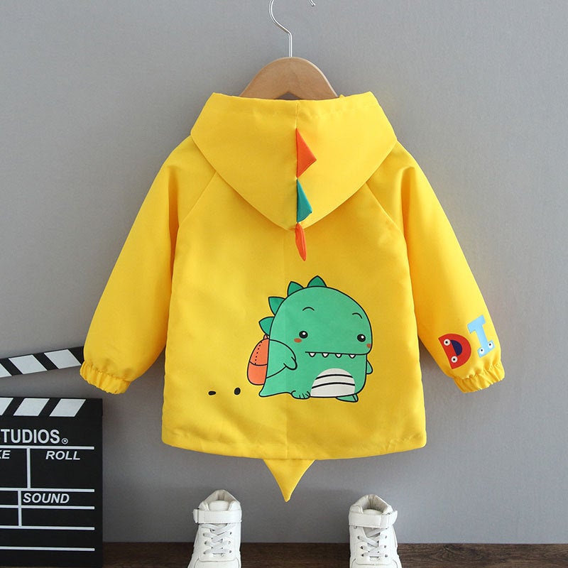 Girls' Jacket 2025 Sports Children'S Clothing Kids' Jacket For Young Children Hooded Windbreaker Style Trendy For Girls - Image 2