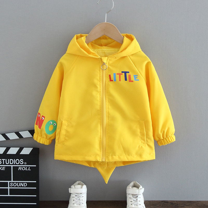 Girls' Jacket 2025 Sports Children'S Clothing Kids' Jacket For Young Children Hooded Windbreaker Style Trendy For Girls - Image 4