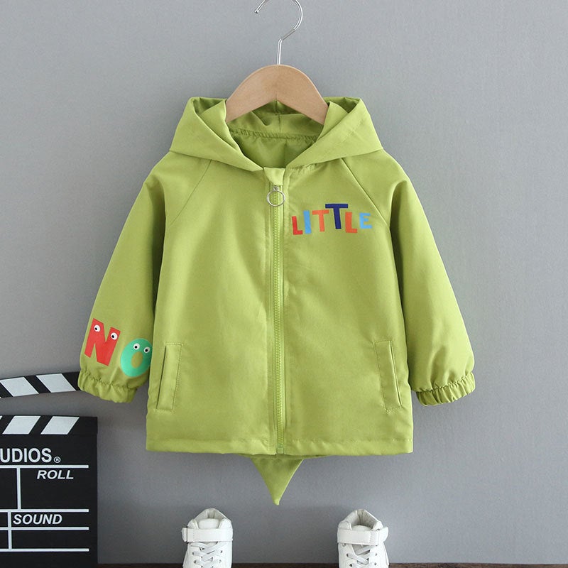Girls' Jacket 2025 Sports Children'S Clothing Kids' Jacket For Young Children Hooded Windbreaker Style Trendy For Girls - Image 5