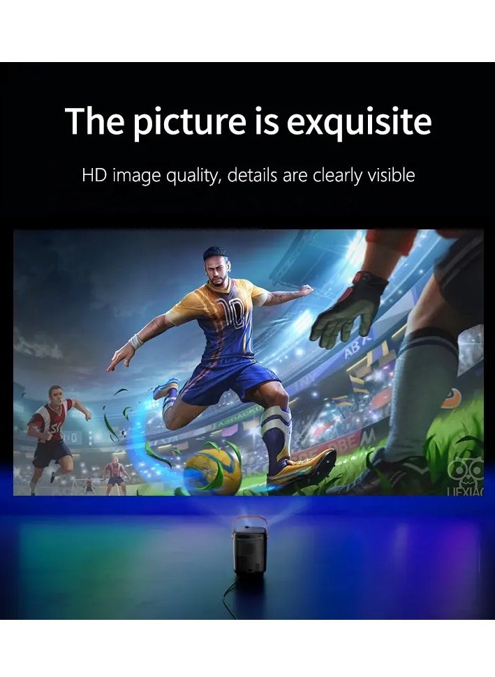 Umiio Umiio Q2 Android HDMI Video Projector 5G WiFi Bluetooth 5M Projection Distance FHD Resolution Portable Outdoor Movie Projector  - Image 4
