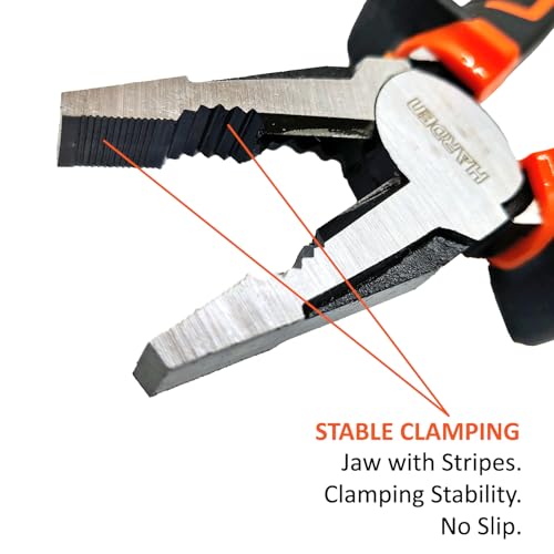 Harden 6" Multi-Functional Professional Combination Plier Carbon Steel with Anti Slip Handle - 560176 - Image 5