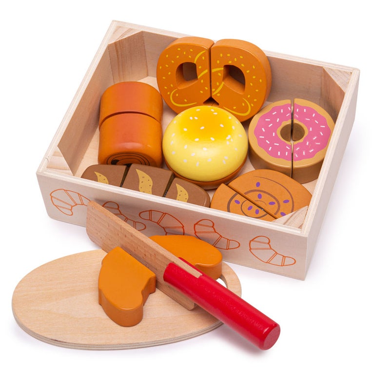 BIGJIGS Cutting Bread And Pastries Crate Bj487