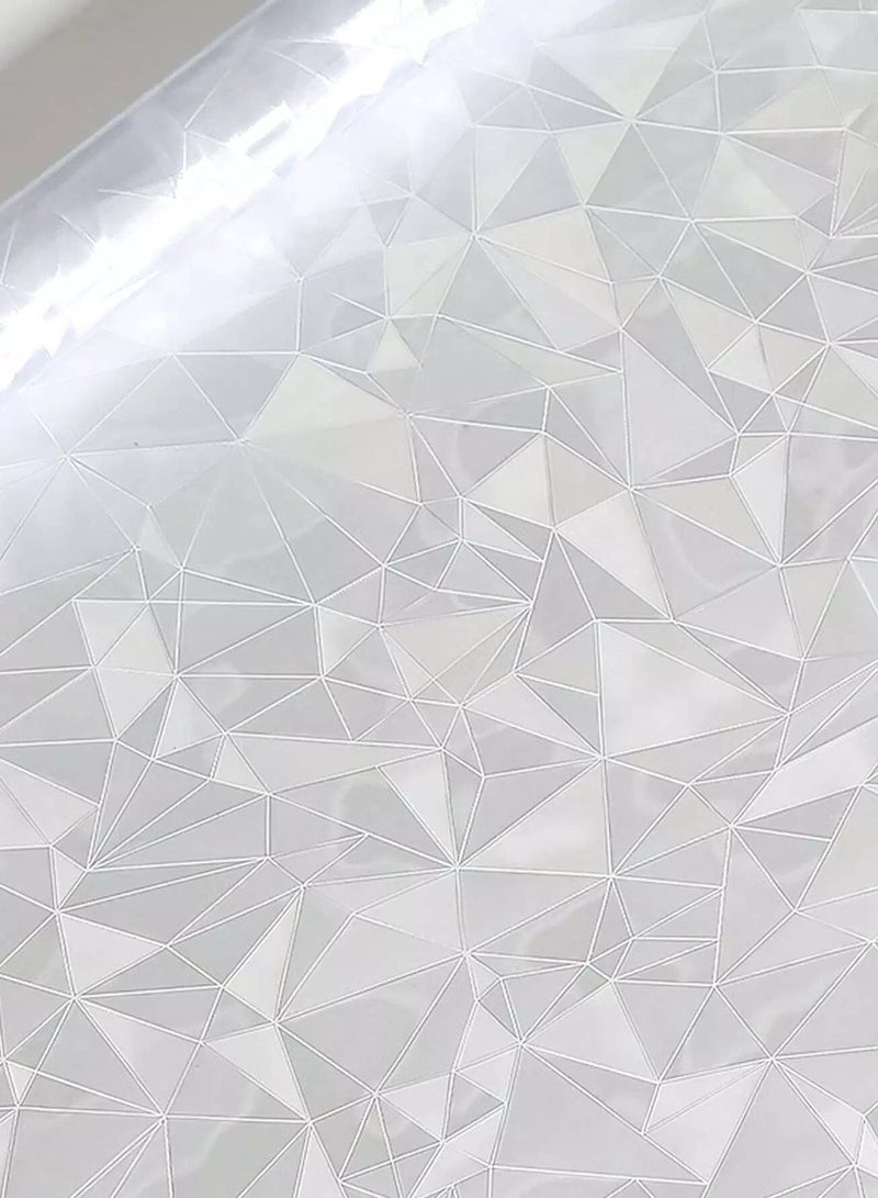 ملصق نافذة بنمط هندسي مكون من ورقة واحدة  - Image 3