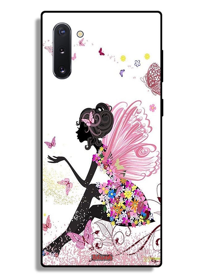 Tolwak Samsung Galaxy Note 10 Protective Case Cover Butterfly Girl Artwork - Image 2