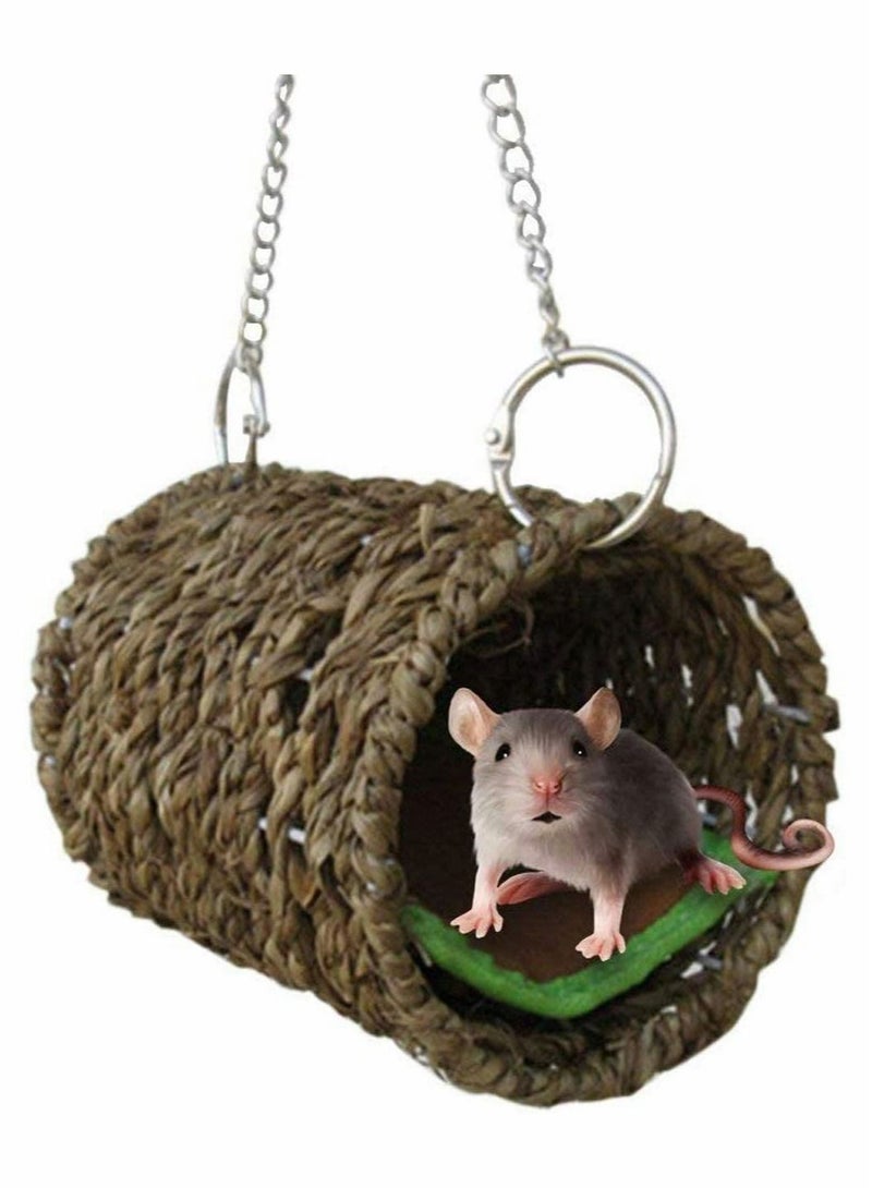 Excefore Pet Hammock Hamster Hanging Toy 3 Piece Set House Hanging Bed Cage Toys for Small Animal  - Image 5