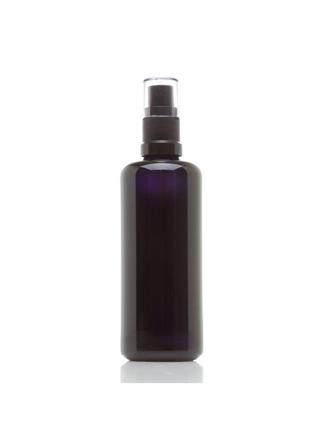 Infinity Jars 30 Ml (1 fl oz) Black Ultraviolet Glass Fine Mist Spray Bottle Cleaning Products Refillable Containers Homemade Perfume Blends Room, Sprays Bath Beauty Hair, Screw Top Bottles - Image 1