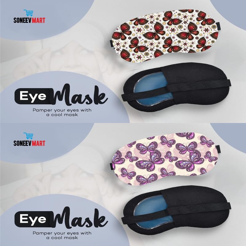 Luxurious Gel Eye Mask for Soothing Relaxation and Stress Relief Reusable and Cold Therapy Ideal for Puffy Eyes Dark Circles Headache Relief PACK OF 2 - Image 2