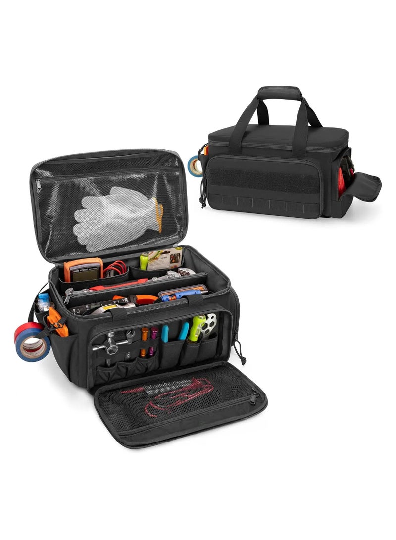 General Tool Storage BagMen's Hand Tools Practical Storage Bag Multi-functional Work Tote Bag Easy to achieve the classification and quick search of tools  - Image 1