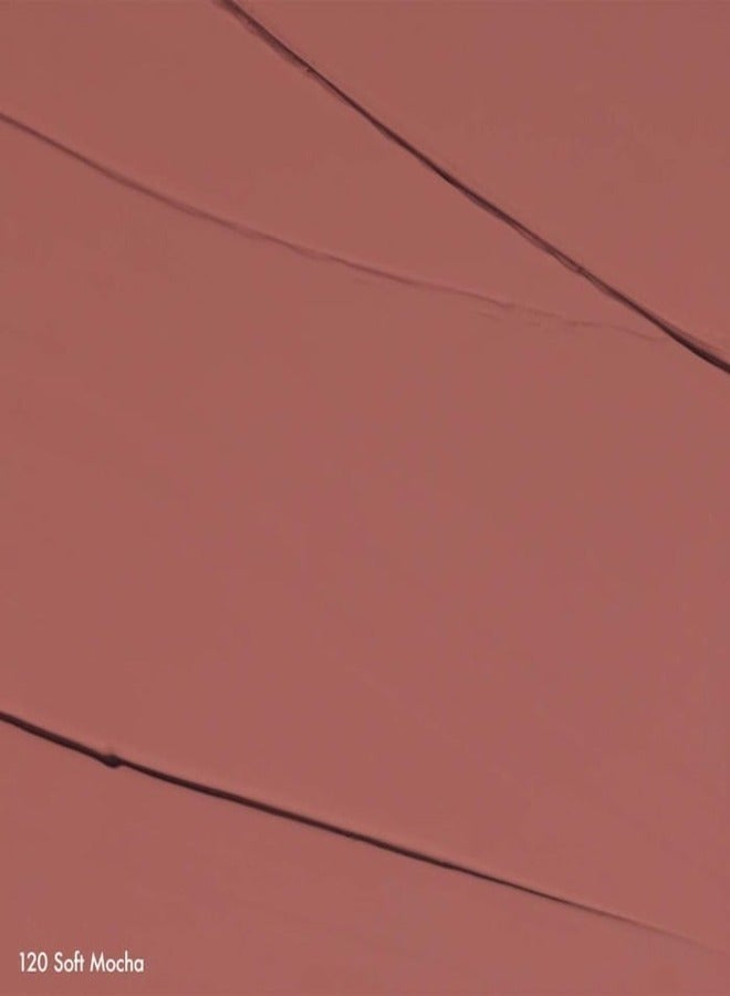 SEPHORA COLLECTION Cream Lip Stain 10HR Liquid Lipstick 120 Soft Mocha - Matte Pink Nude 5ml - Image 4