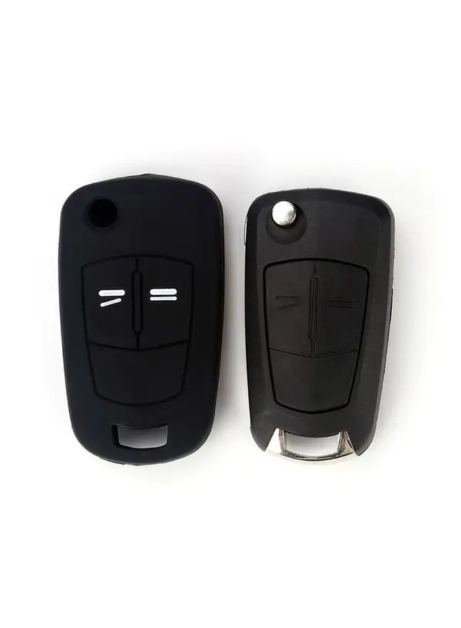Purple 2 Button Silicone Car Key Cover Case For Vauxhall Opel Corsa Astra Vectra Signum - Image 3