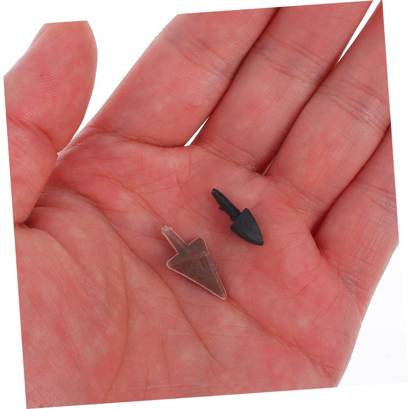 Black Plastic Chicken Beak DIY Craft Accessory Realistic Animal Toy Making - Image 4