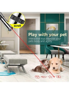 NNEWVANTE Laser Pointer Cat Toy, Dog Laser Pointer for Interactive Toys for Indoor Cats Dogs, Long Range 7Modes Lazer Projection Playpen for Kitten Outdoor Pet Chaser Tease  - Image 2