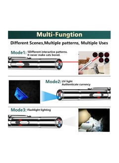 NNEWVANTE Laser Pointer Cat Toy, Dog Laser Pointer for Interactive Toys for Indoor Cats Dogs, Long Range 7Modes Lazer Projection Playpen for Kitten Outdoor Pet Chaser Tease  - Image 4