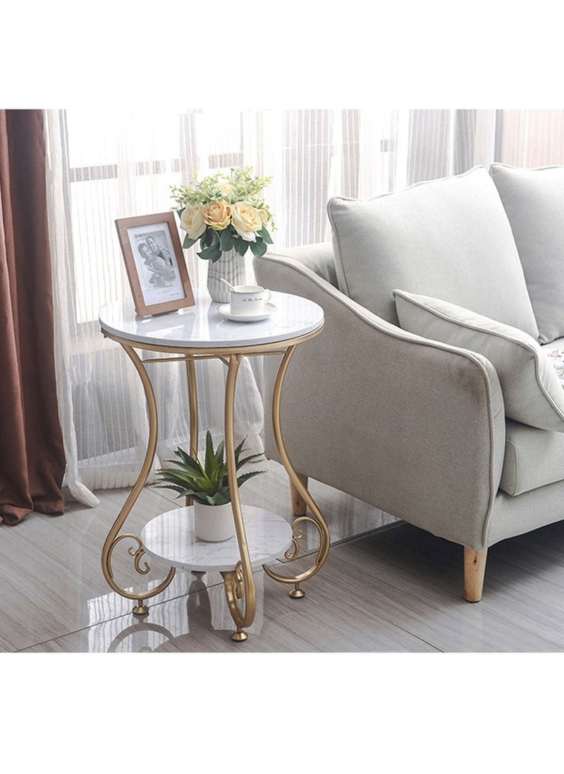 Generic Round Table for Living Room/Bedroom/Dinning Room, Coffee Table, End Table Metal Side Table  - Image 2