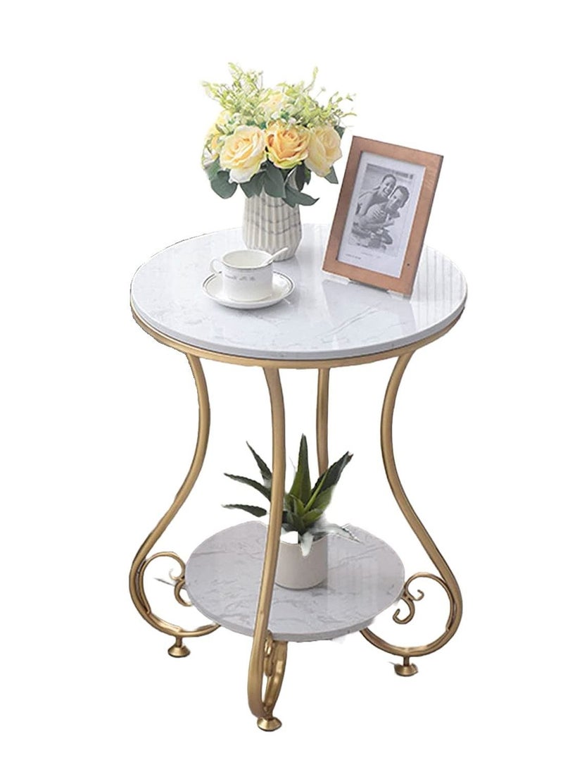 Generic Round Table for Living Room/Bedroom/Dinning Room, Coffee Table, End Table Metal Side Table  - Image 1