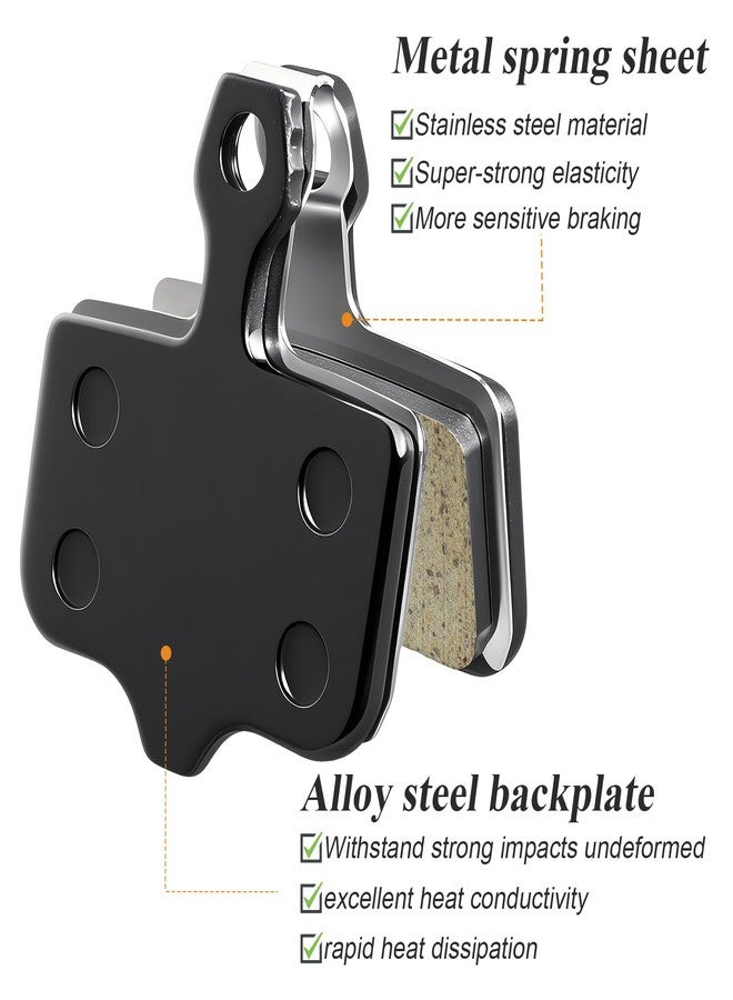 AUGHOA 4 Pairs Bike Brake Pads, MTB Bike Disc Brake Pads, with Installation Tools - Image 3