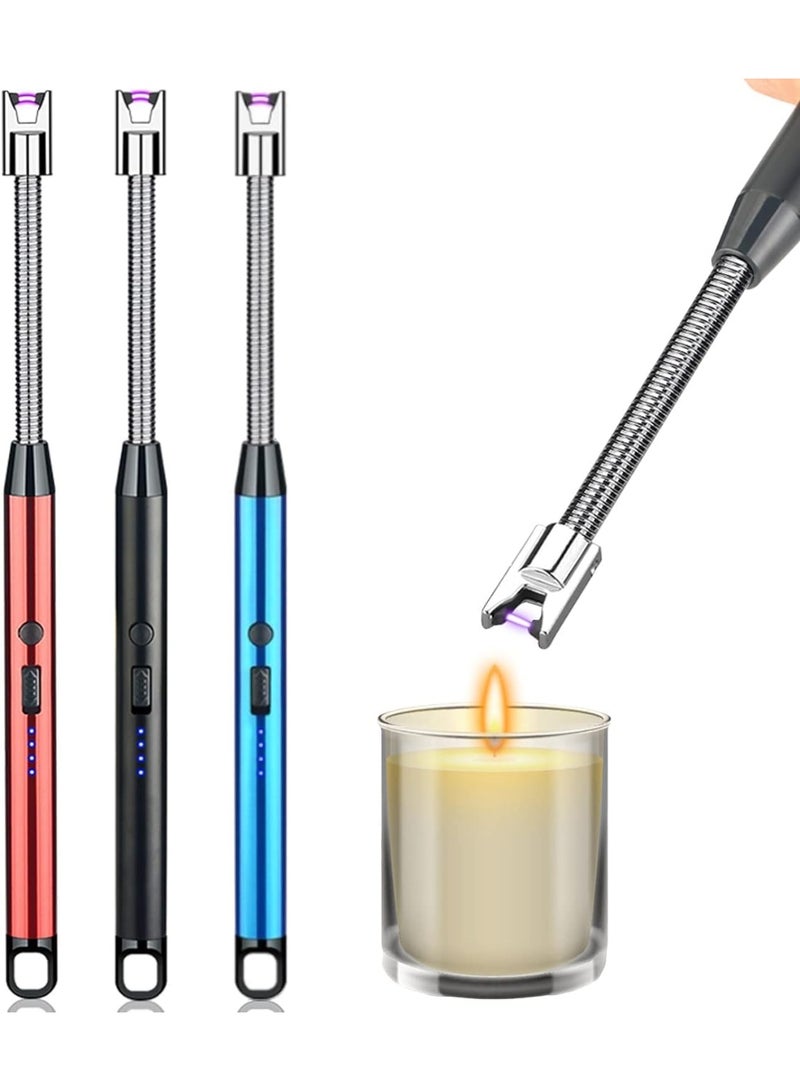 Kimaya ARC Electric Candle Lighter, Rechargeable, Windproof, USB, 360° Flexible Neck, Weatherproof Lighter for Kitchen, Barbecue, Candles, Gas Stove 1PC (Multicolor) - Image 2