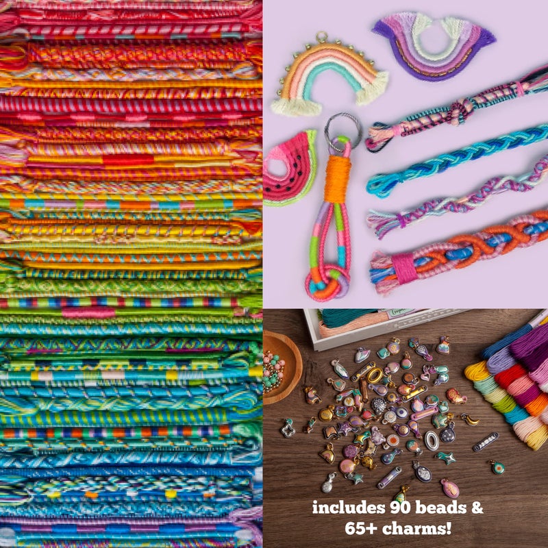 Loopdedoo Deluxe DIY Friendship Bracelet Maker Kit - Make Bracelets in Minutes for Birthdays and Friendship Gifts - Award Winning Crafts Kit for Kids Aged 8+ - Image 2