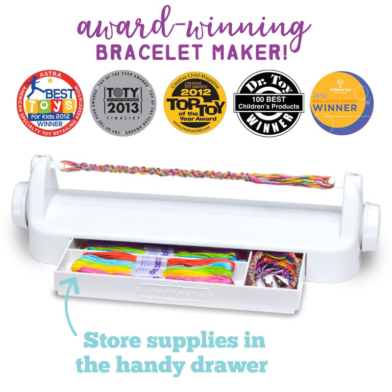 Loopdedoo Deluxe DIY Friendship Bracelet Maker Kit - Make Bracelets in Minutes for Birthdays and Friendship Gifts - Award Winning Crafts Kit for Kids Aged 8+ - Image 5