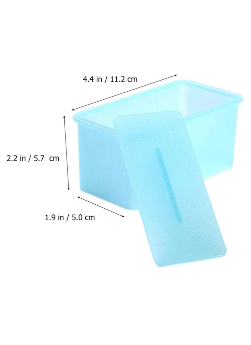 KASTWAVE - Sushi Press Mold, Non Stick Rectangular Spam Musubi Maker Mould Rice Mold Cake Mold Luncheon Meat Press Mold Box for Home Party School Kitchen Restaurant DIY Mold 2Pcs (Blue) - Image 1