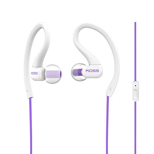 Koss KSC32i V Sport Clip Headphones, Violet - Image 4