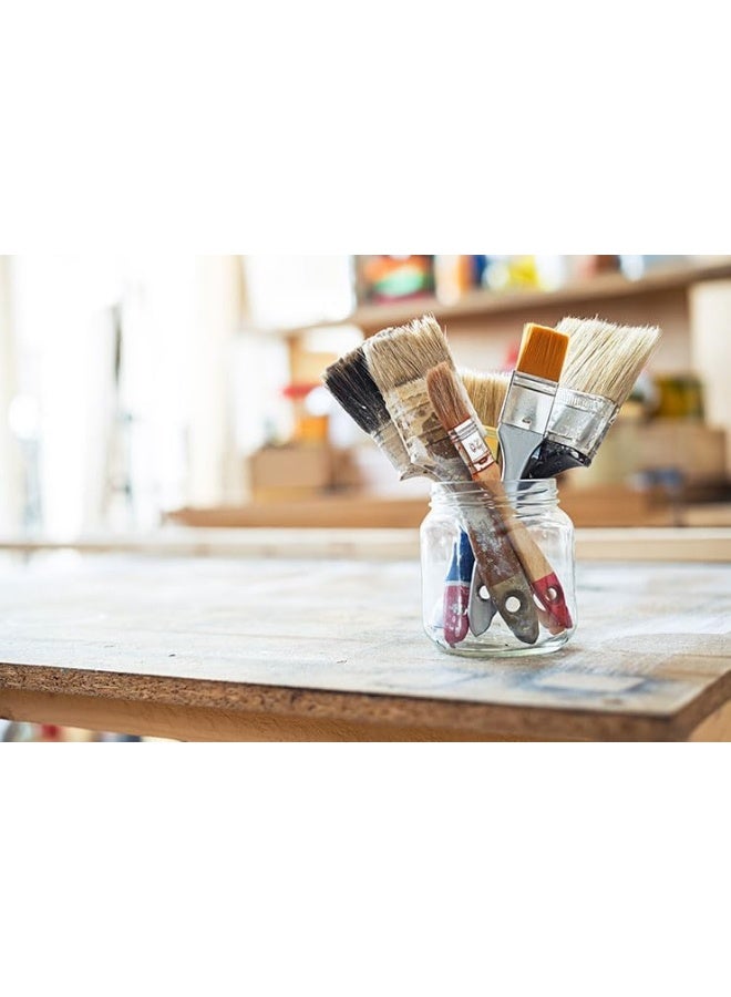 Royal Apex Paint Brushes Long Quality Bristles/Comfortable Wooden Handle For All Types Of Painting 1/2 Inch  - Image 5